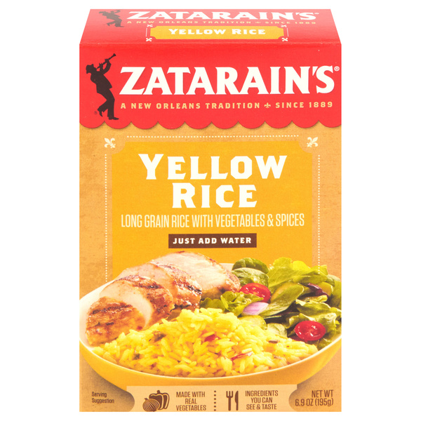 Zatarain's Yellow Rice Mix | Hy-Vee Aisles Online Grocery Shopping