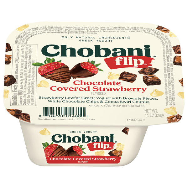 Chobani Flip Greek Yogurt, Chocolate Covered Strawberry | Hy-Vee