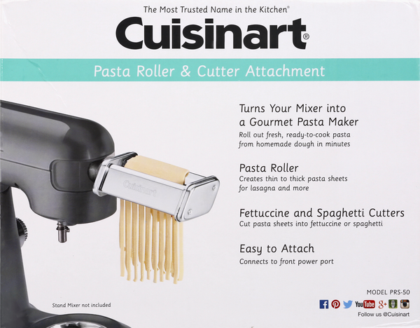 Cuisinart PRS-50 Pasta Roller & Cutter Attachment