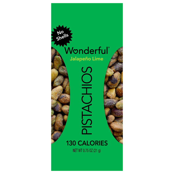 Wonderful Pistachios No Shells Jalapeño Lime Flavored Nuts | Hy