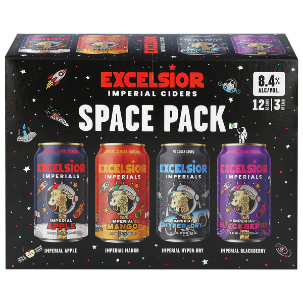 Excelsior Assorted Imperial Ciders Space Pack, 12Pk | Hy-Vee