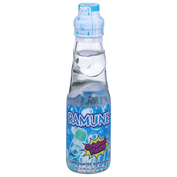 Ramune Carbonated Original Flavor Soft Drink 6.76 fl oz | Hy-Vee