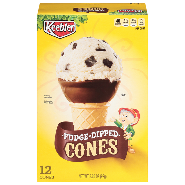 KEEBLER Waffle Bowls 10 ct Box, Ice Cream Cones & Toppings