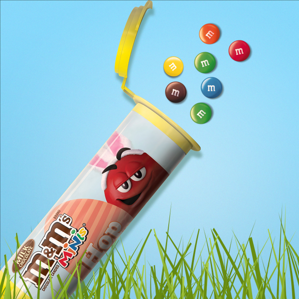 M&M's Milk Chocolate Minis Tube  Hy-Vee Aisles Online Grocery Shopping