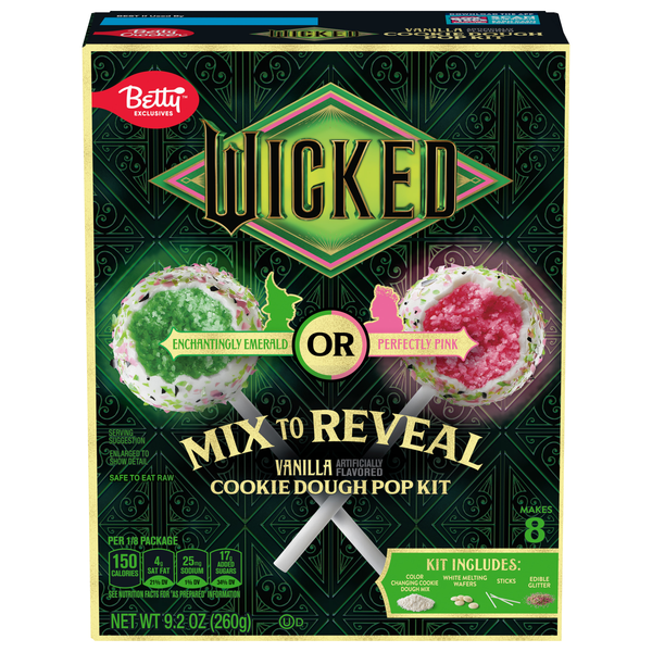 Betty Crocker Wicked Cookie Dough Pop Kit, Vanilla, Mix to Reveal