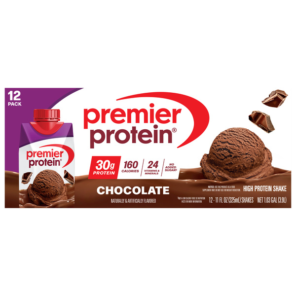 Premier Protein Chocolate High Protein Shake 12Pk | Hy-Vee Aisles