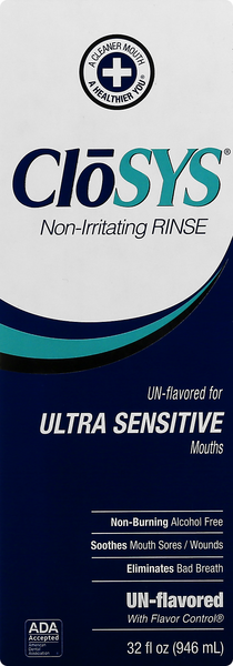 CloSys Oral Health Rinse, Alcohol-Free, Un-Flavored | Hy-Vee Aisles ...