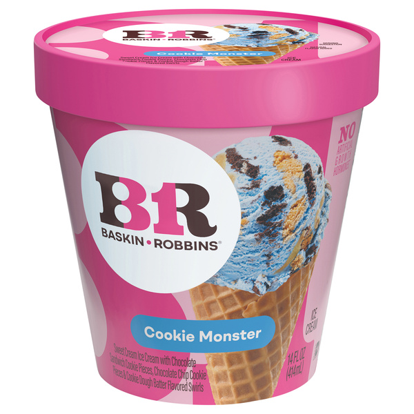 Baskin Robbins Cookie Monster Ice Cream | Hy-Vee Aisles Online