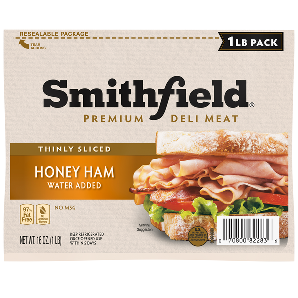 Smithfield Thinly Sliced Honey Ham | Hy-Vee Aisles Online Grocery