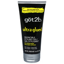 got2b Ultra Glued Invincible Styling Hair Gel, Extra Strong Hold for Men & Women, 6 oz